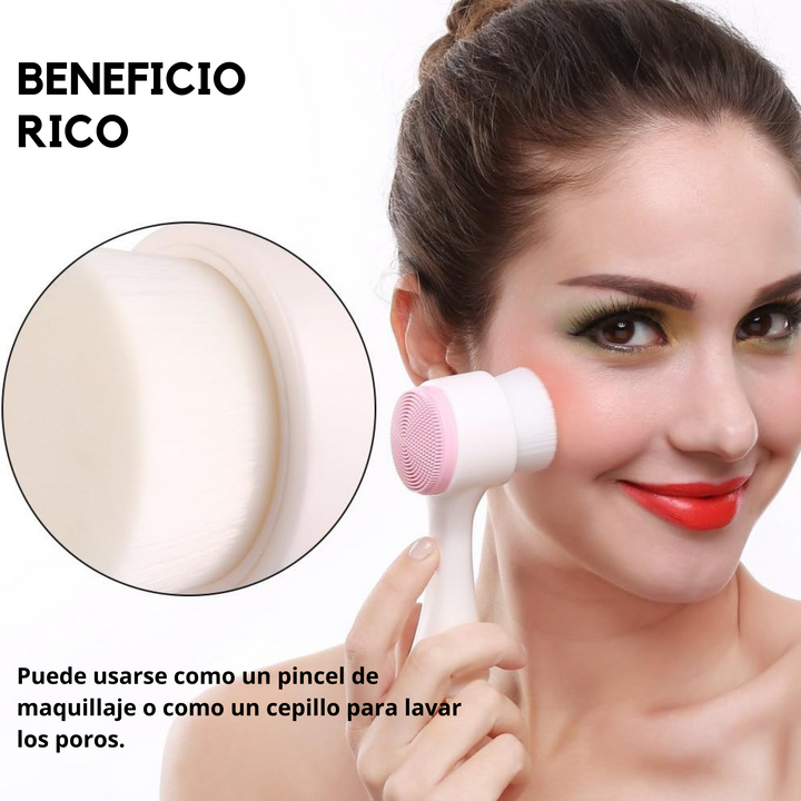 Cepillo Limpiador Facial 2 en 1  DualCare