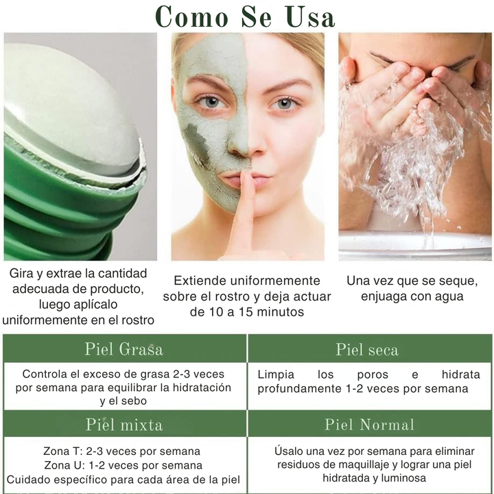 Mascarilla facial PureTea Detox