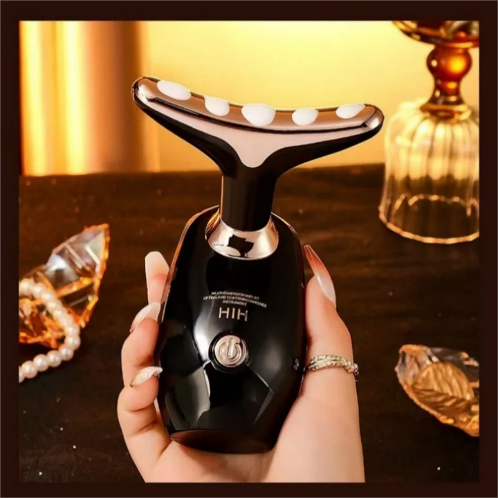 Dispositivo de masaje facial ultrasónico para tonificar y reafirmar el rostro