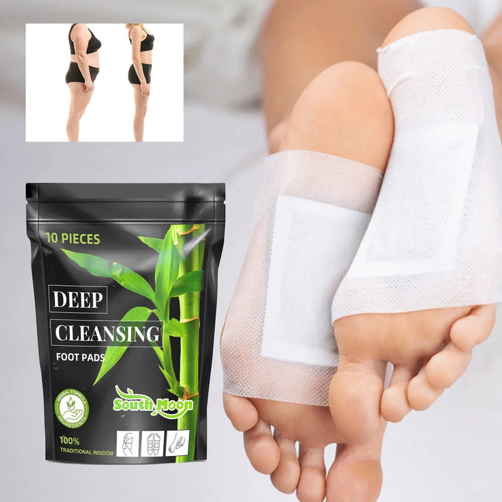 Parche desintoxicante natural para pies con efecto relajante y purificante